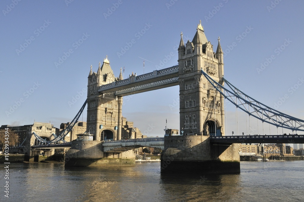 Obraz premium Tower Bridge over the River Thames, London, England, UK, Europe