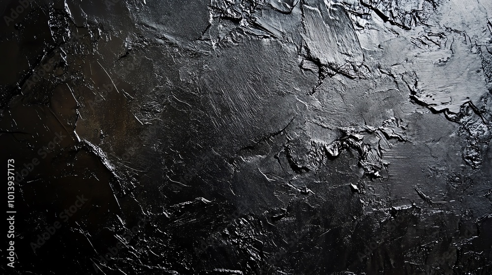 Fototapeta premium Textured black surface with intricate patterns, ideal for backgrounds and design.