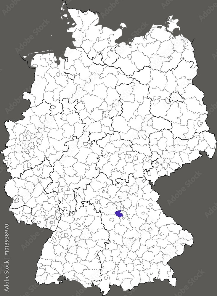 District of Fürth, in Bavaria, location of the district within Germany District of Fürth, in Bavaria, location of the district within Germany