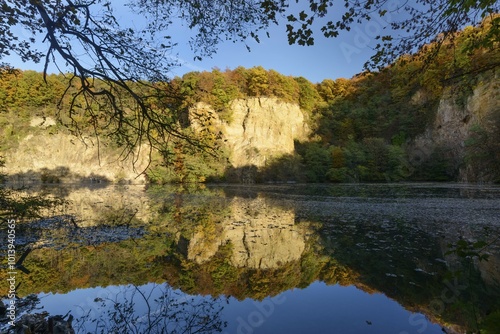 Dornheckensee, Siebengebirge, North Rhine-Westphalia, Germany, Europe photo