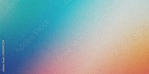 Futuristic Gradient Background Featuring Grainy Noise Texture. Smooth Fluid Shapes and Vibrant Colors for Eye-Catching Poster Designs.