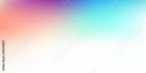 Abstract clear blue.Pastel rainbow. Light blue, pink and yellow color vector banner. Pastel gradient sky pattern. Blurred light fuzz colorful gradient
