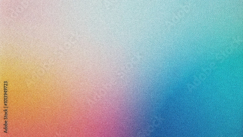 Futuristic Gradient Background Featuring Grainy Noise Texture. Smooth Fluid Shapes and Vibrant Colors for Eye-Catching Poster Designs.