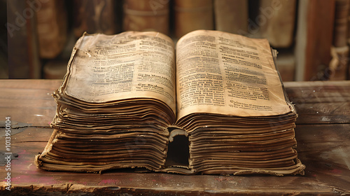 ethiopian biblical texts, the ethiopian bible contains additional texts such as the book of enoch and the book of jubilees, offering distinct theological viewpoints not found elsewhere in christian photo