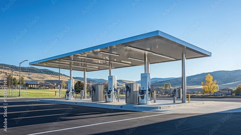 Modern Hydrogen Fueling Station Modern Hydrogen Fueling Station