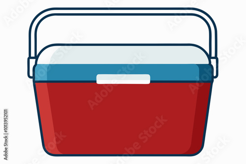 Esky Cooler  vector illustration on a white background  photo