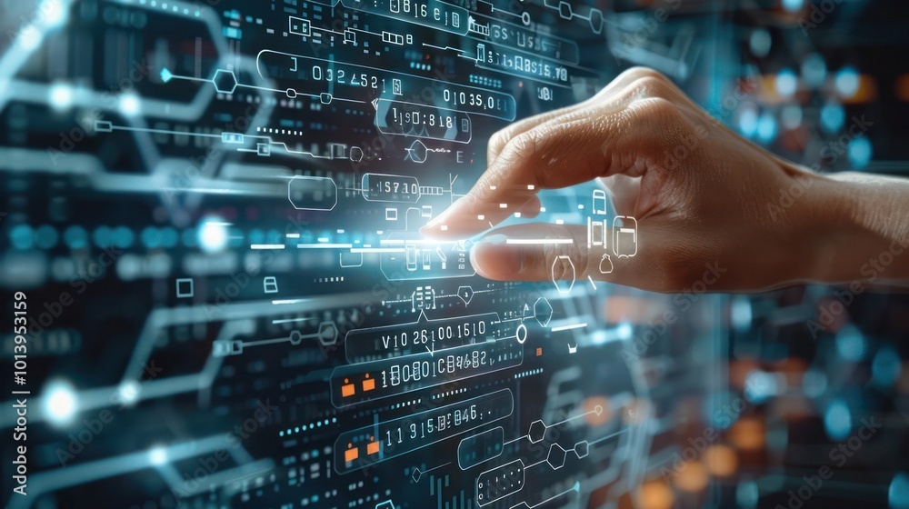 Businessman with global structure customer network technology, Customer Relationship Management Businessman with global structure customer network technology, Customer Relationship Management