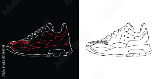 Sport Sneaker Causal Rhinestone Shoes Design. What Enhances Our Beauty by Bearing It Is Very Comfortable.