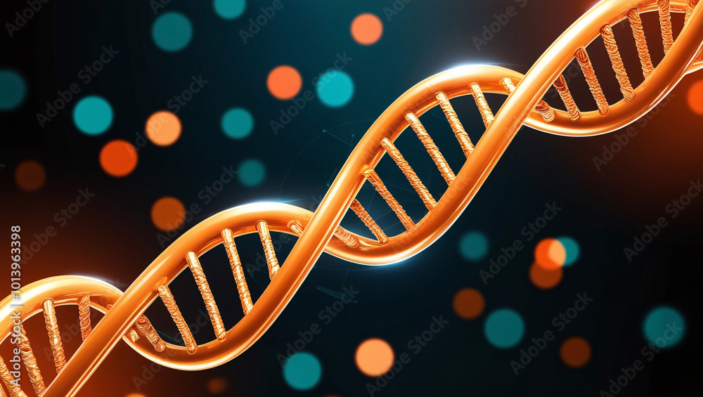Blockchain concept, data storage using DNA sequences, bioinformatics concept Blockchain concept, data storage using DNA sequences, bioinformatics concept