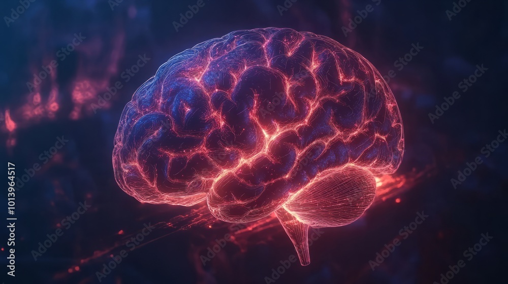 x-ray of human brain with neon lights x-ray of human brain with neon lights