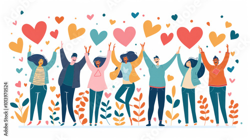 A visual of nonprofit workers finding fulfillment and joy through their work, despite the emotional challenges.