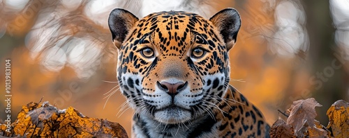 Young Jaguar Portrait: Highly Detailed and Ultra-Realistic photo