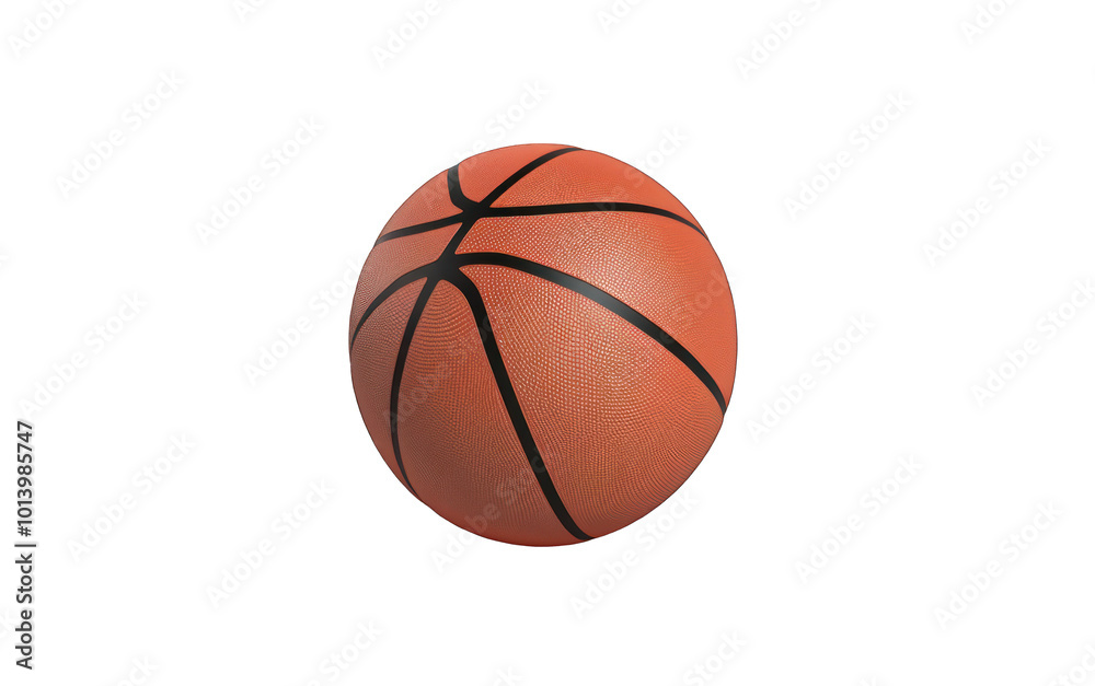 Orange basketball isolated on transparent background. Sports equipment for design and print. Orange basketball isolated on transparent background. Sports equipment for design and print.