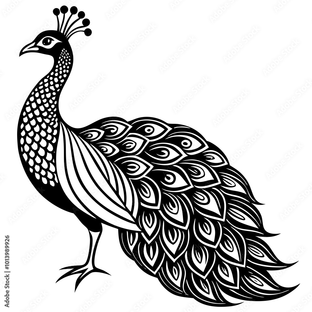 peacock isolated on white peacock isolated on white