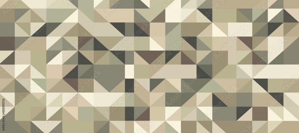 Pixel Art Inspired Geometric Pattern in Muted Earth Tones for Modern Design Projects Pixel Art Inspired Geometric Pattern in Muted Earth Tones for Modern Design Projects