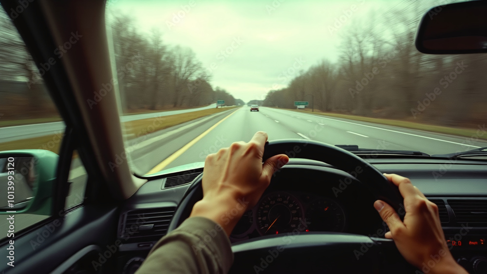Driver’s Perspective on a Scenic Road Driver’s Perspective on a Scenic Road