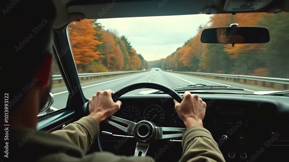 Driver’s Perspective on a Scenic Road Driver’s Perspective on a Scenic Road