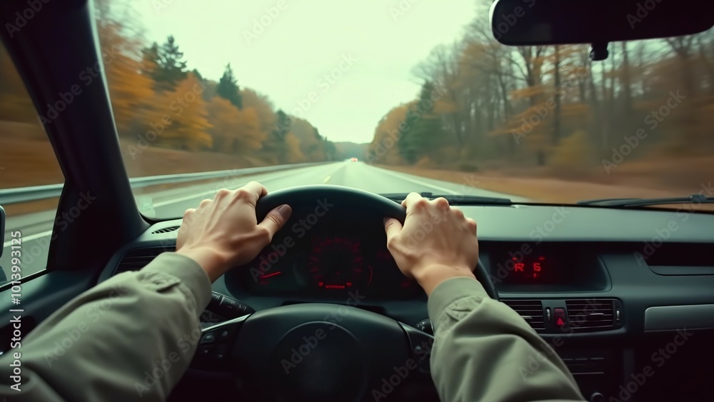 Driver’s Perspective on a Scenic Road