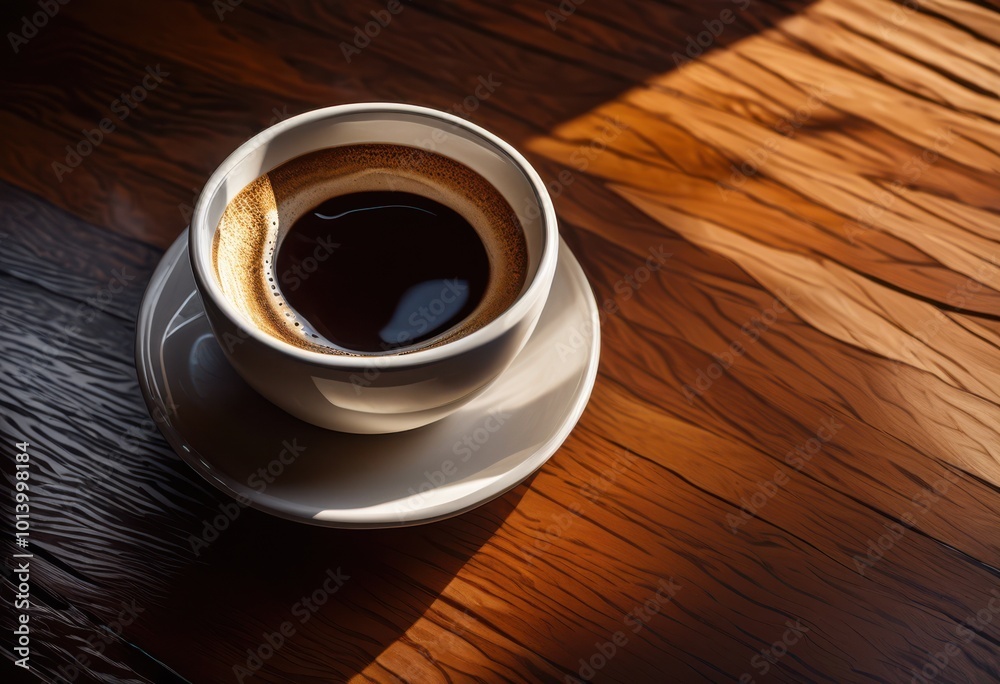close view empty coffee cup resting rustic wooden capturing smooth texture grain wood, artisan, mug, drink, beverage, kitchen, table, light, shadow close view empty coffee cup resting rustic wooden capturing smooth texture grain wood, artisan, mug, drink, beverage, kitchen, table, light, shadow