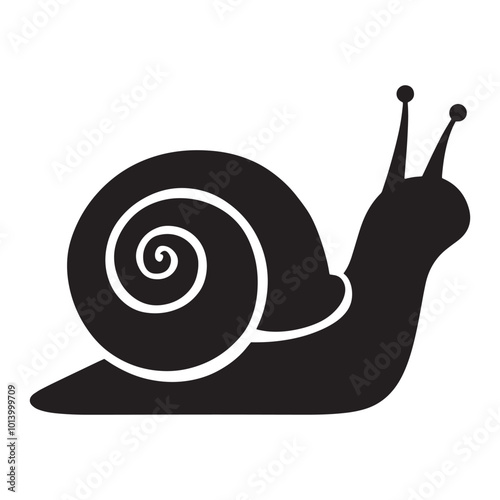 Snail silhouette