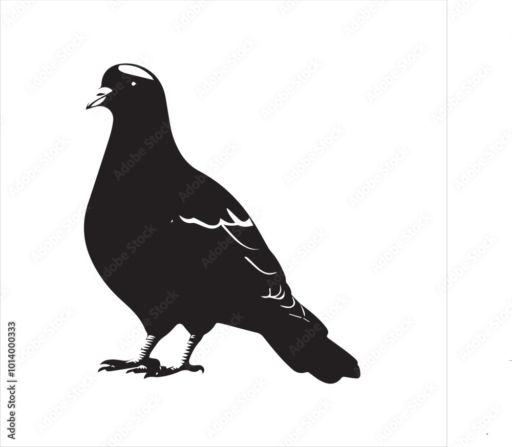 pigeon isolated on white background, pigeon isolated on white background,