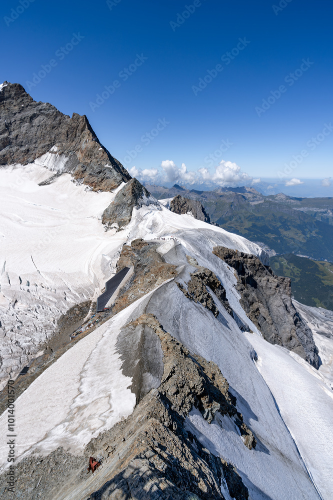Swiss Alps seen from Top of Europe, Switzerland