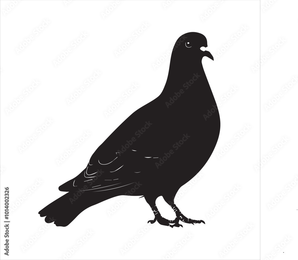 Fototapeta premium pigeon isolated on white background,
