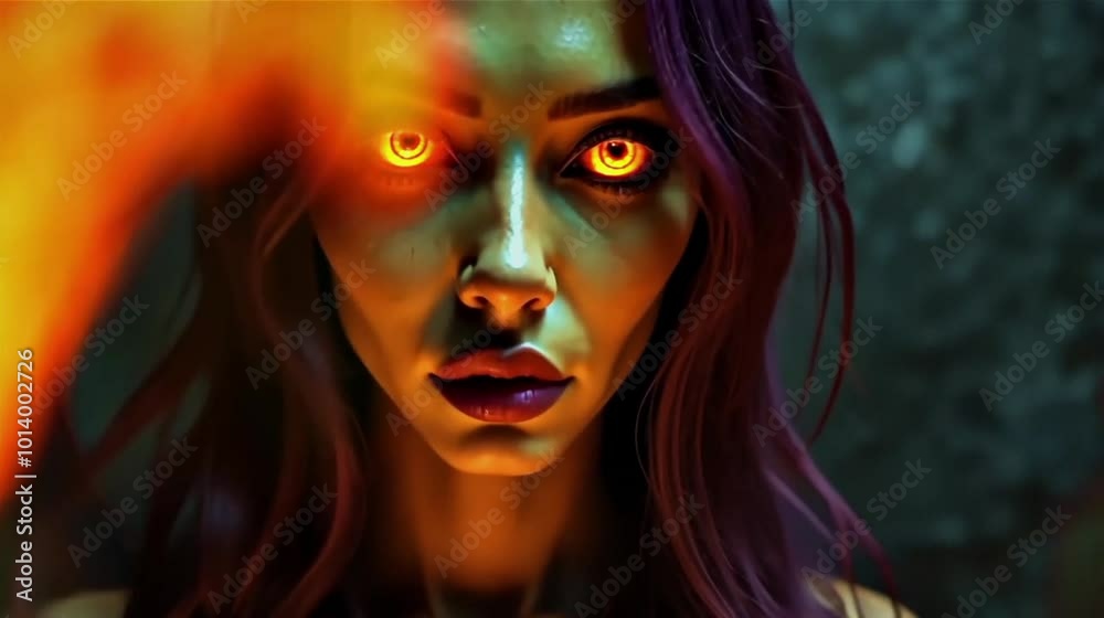Fantasy woman, art surreal portrait Fantasy woman, art surreal portrait