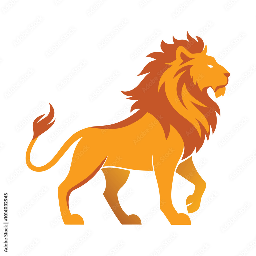 Minimalistic black and white Lion Silhouette Pose - Bold Vector Design with Clean, Smooth Lines Minimalistic black and white Lion Silhouette Pose - Bold Vector Design with Clean, Smooth Lines