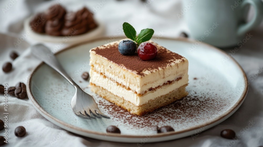a slice of cheesecake on a white plate a slice of cheesecake on a white plate