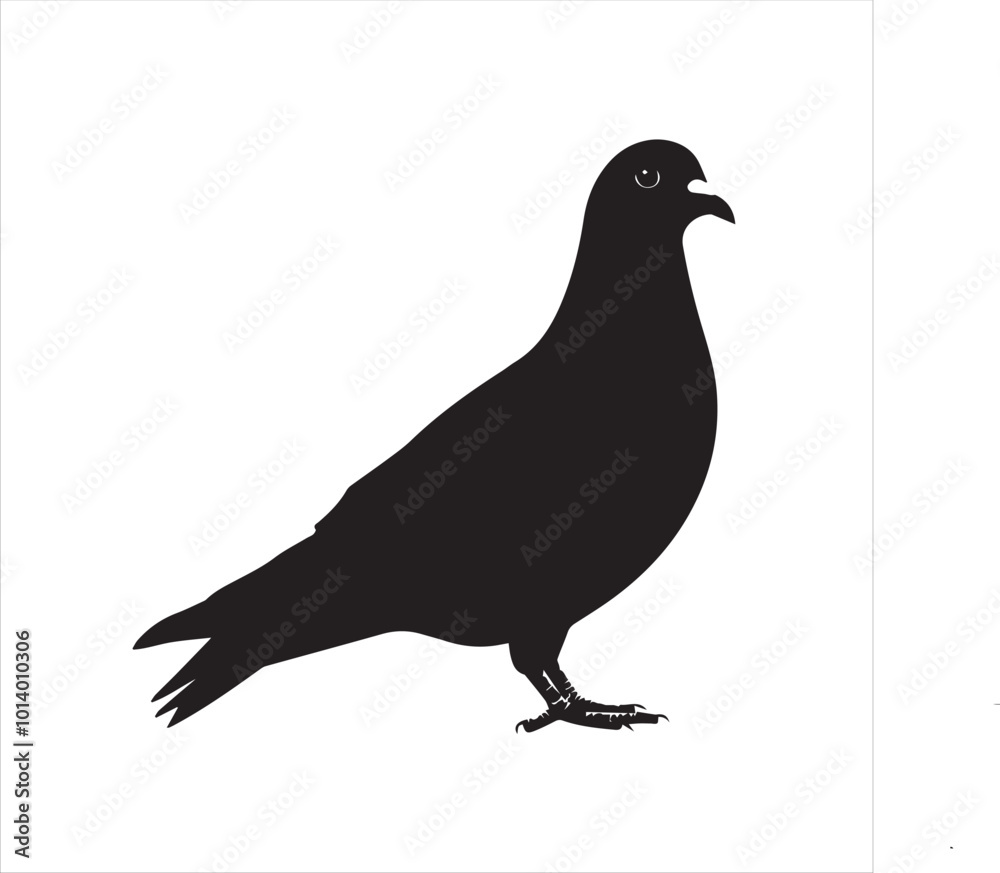 Fototapeta premium pigeon isolated on white background