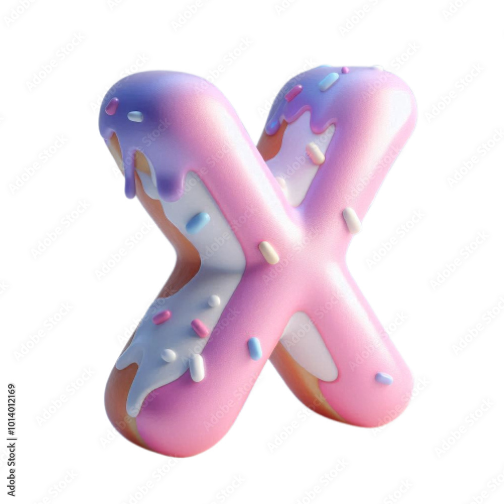 A 3D donut-shaped letters font featuring colorful icing and sprinkles, perfect for fun and creative designs. A 3D donut-shaped letters font featuring colorful icing and sprinkles, perfect for fun and creative designs.