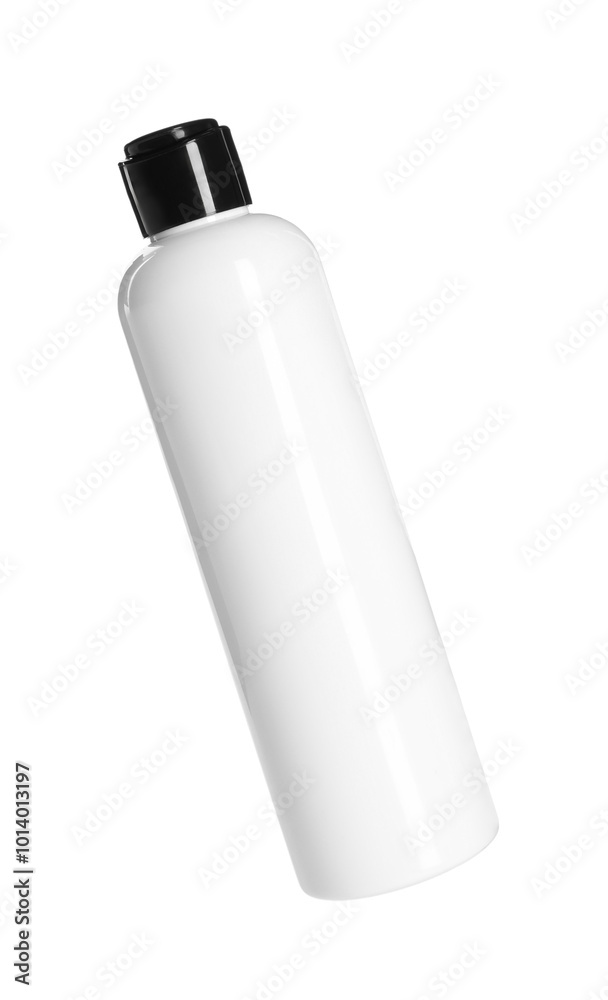 Shampoo in bottle isolated on white. Personal care product Shampoo in bottle isolated on white. Personal care product