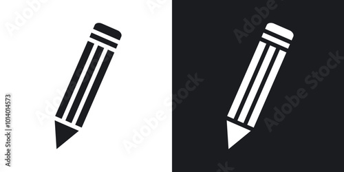 Pencil vector flat icon set.eps