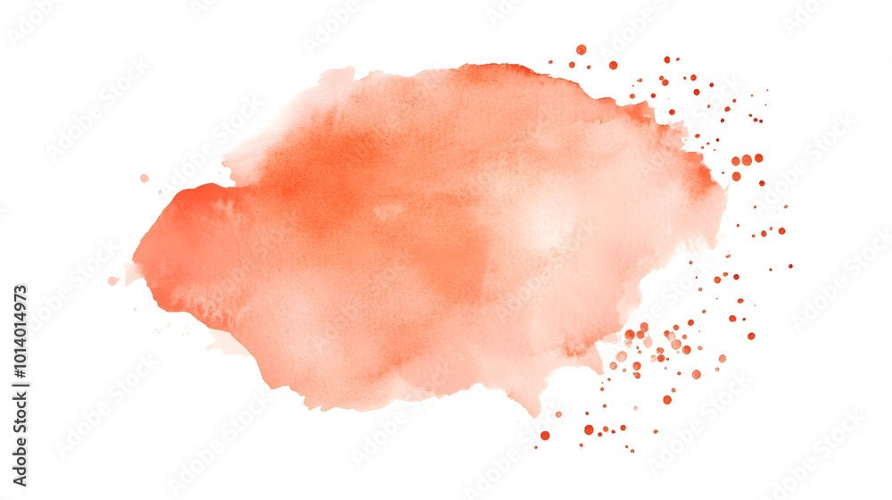 Peach watercolor splash on a white background, featuring vector brown watercolor textures and ink brush stains, creating a soft pastel effect Peach watercolor splash on a white background, featuring vector brown watercolor textures and ink brush stains, creating a soft pastel effect