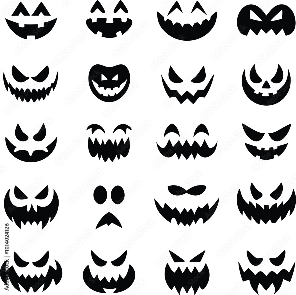 Collection of halloween silhouettes icon and character., witch, creepy and spooky elements for halloween decorations, silhouettes, sketch, icon, sticker. Hand drawn vector illustration Collection of halloween silhouettes icon and character., witch, creepy and spooky elements for halloween decorations, silhouettes, sketch, icon, sticker. Hand drawn vector illustration
