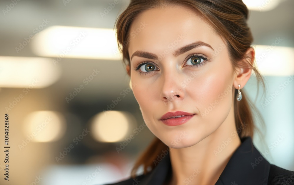 custom made wallpaper toronto digitalConfident female leader in a corporate environment