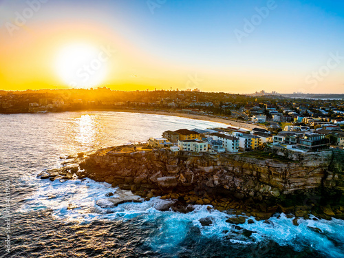 Photography Sydney Bondi Beach in Sunset, Australia