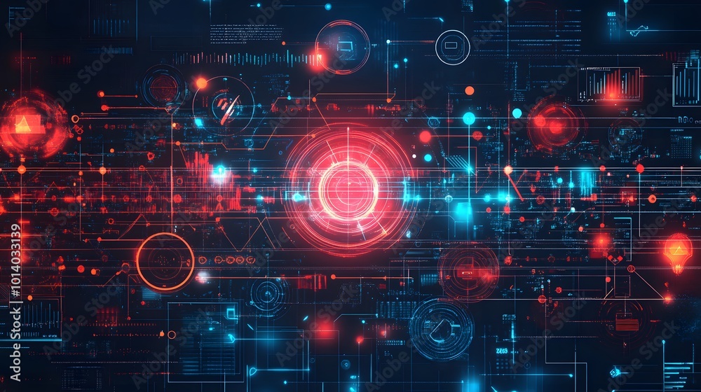 Quality improvement concept illustrated with symbols or graphics showcasing the benefits of software updates and system installations Quality improvement concept illustrated with symbols or graphics showcasing the benefits of software updates and system installations