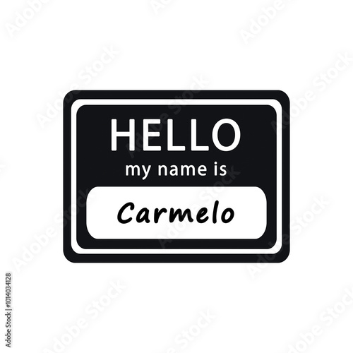 Hello my name is Carmelo