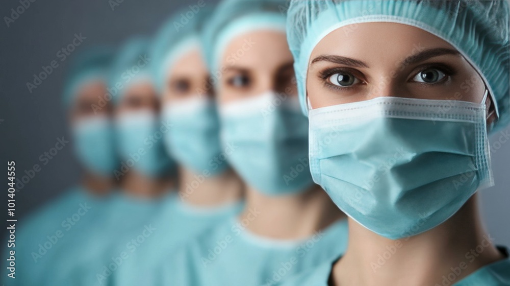 Surgical team prepped Surgical team prepped
