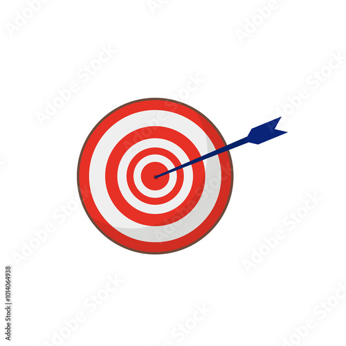 The target with arrow