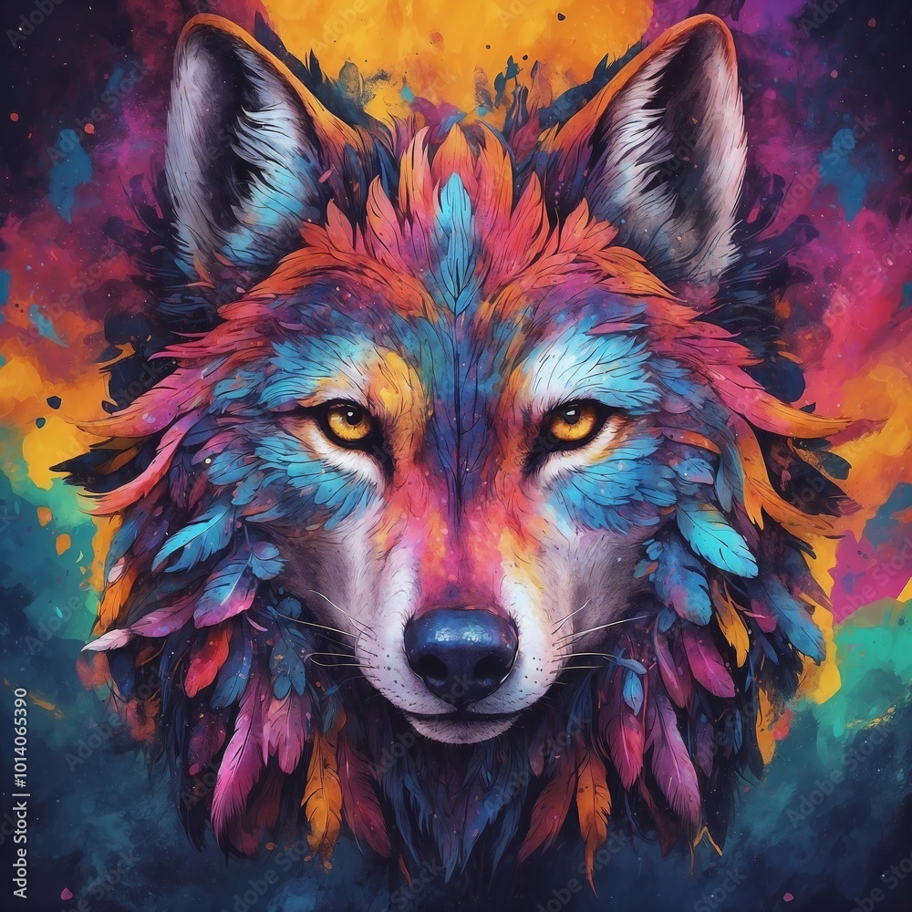 Wolf Nebulosa Galaxy Design Image Wolf Nebulosa Galaxy Design Image