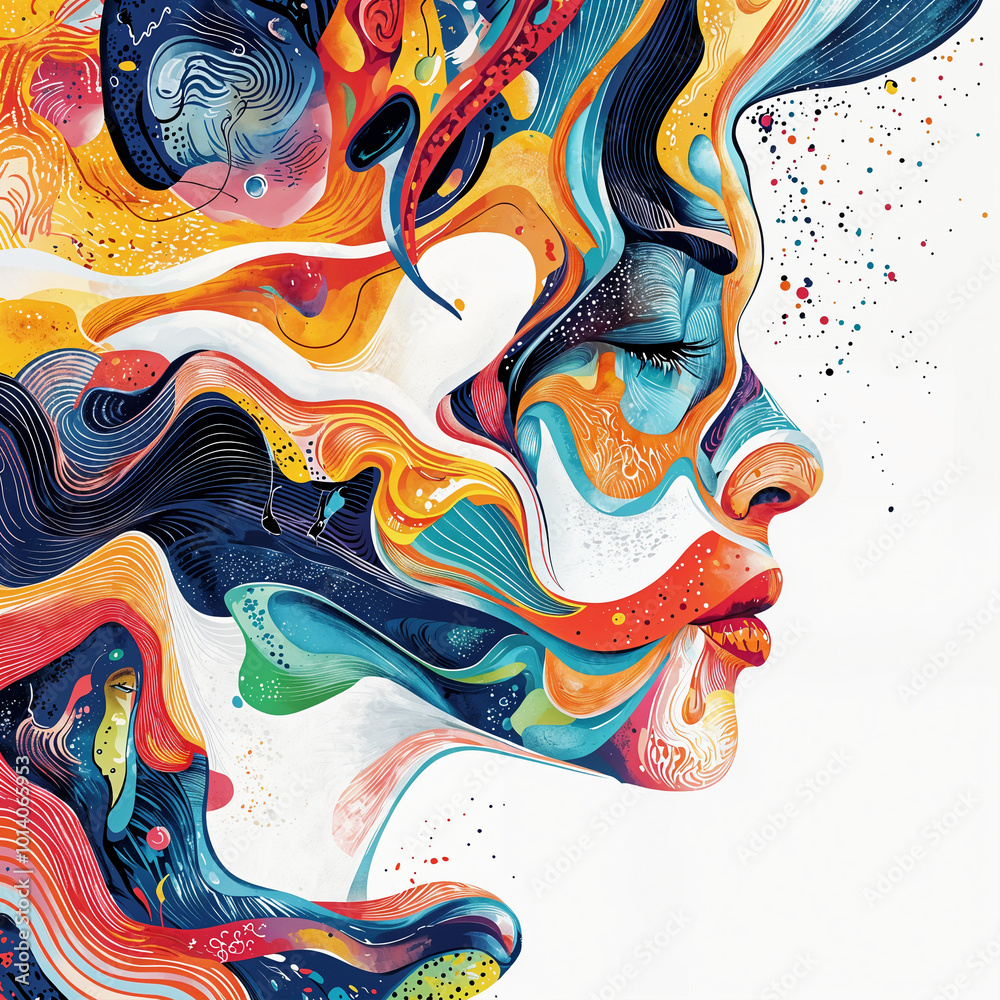 Vibrant Expressions: A Kaleidoscope of Emotions. Generative AI Vibrant Expressions: A Kaleidoscope of Emotions. Generative AI