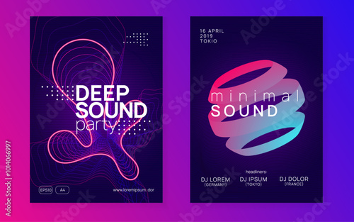 Dj Background. Pink Night Club Set. Discotheque Electro Graphic. Psychedelic Disco Illustration. Green Dance Magazine. Concert Invite. Techno Design. Violet Dj Background