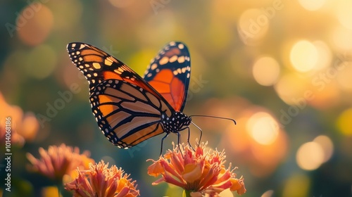 Monarch Butterfly on a Flower