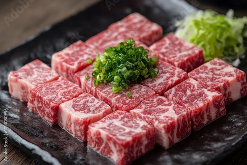 Beef, Wagyu Beef, Lean Meat, Raw Meat, Fresh Meat - generative ai