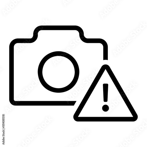 camera line icon