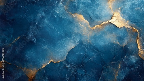 Luxury background design with elegant blue marble textures and aesthetic elements wallpaper