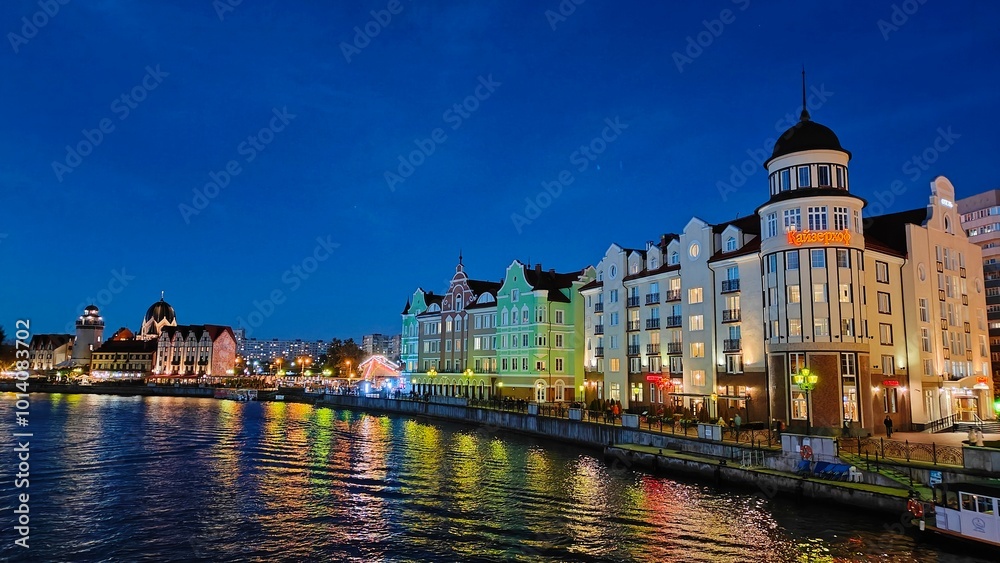 Obraz premium city at night